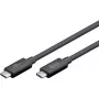 USB-C laidas WENTRONIC USB4 Gen4 1,2 m — palaiko 16k@60Hz ir 4K@120Hz