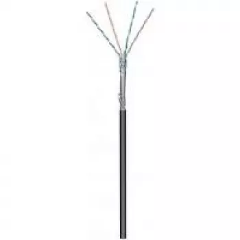 Wentronic Goobay CAT 5e lauko tinklo kabelis, SF/UTP, juodas, 100 m – CCA vario mišinys, AWG 24/1 (vientisas), PE (57296)