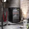 Caso | Smart Wine Cooler | WineExclusive 66 | Energinio efektyvumo klasė G | Vitrininis | Laisvai pastatomas | Butelių talpa buteliai | Aušinimo tipas Kompresorinė technologija | Juoda