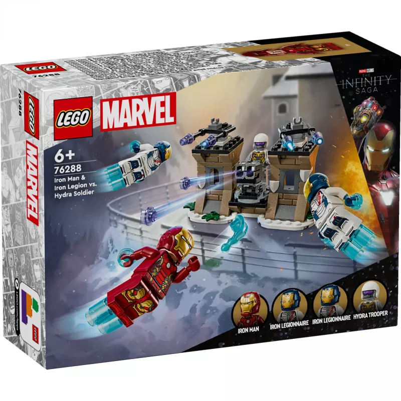 Konstruktorius LEGO rinkinys 76288 Marvel Super Heroes Iron Man Iron Legion HYDRA Soldier, minifigūrėlė, statomas modelis