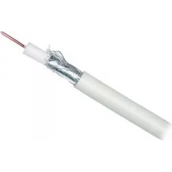 Koaksialinis SAT kabelis ShiverPeaks 81410-48SALUSTAKU RG6 U dvigubai ekranuotas CCS, slopinimas >80 dB
