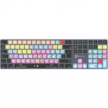 Klaviatūra LogicKeyboard LKB-PT-TM — Full-size (100%) Bluetooth QWERTZ Vokiečių, Titano Pilka