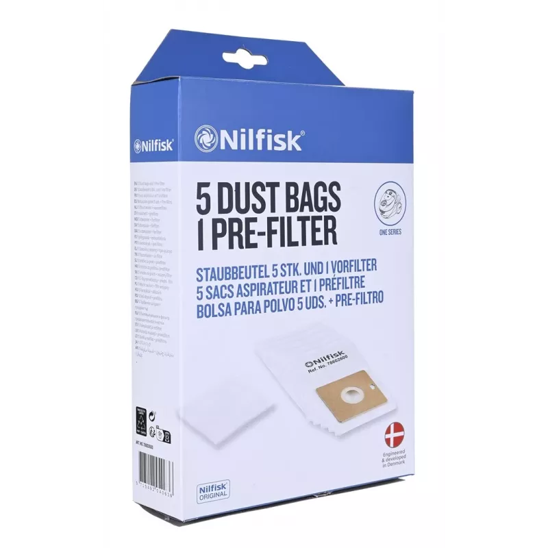 Dulkių maišelis Nilfisk DUST BAG SYNTH ONE GO AND COUPE
