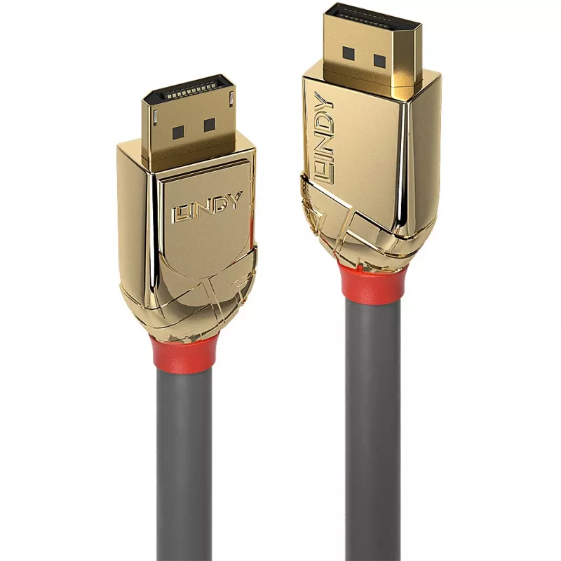 Lindy 10m DisplayPort 1.2 laidas, Gold Line