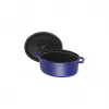 Ketaus puodas Staub 4,25 l, 29 cm, mėlynas