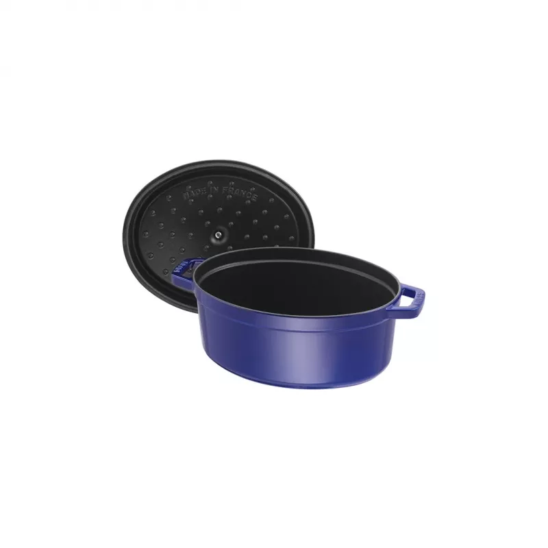Ketaus puodas Staub 4,25 l, 29 cm, mėlynas