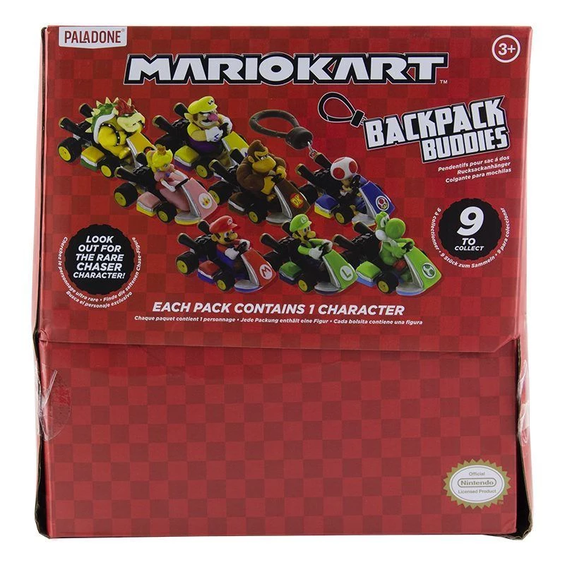 Paladone Mario Kart Backpack Buddies CDU Of 24 vnt.