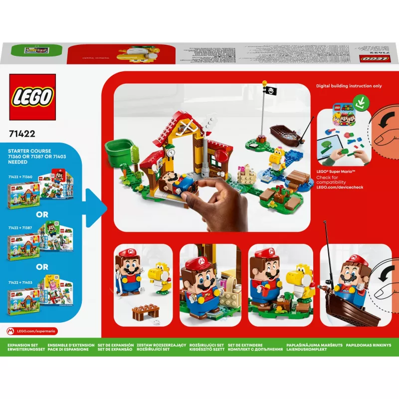 LEGO SUPER MARIO 71422 PLĖTIMO RINKINYS – IŠKYLA PRIE MARIO NAMŲ