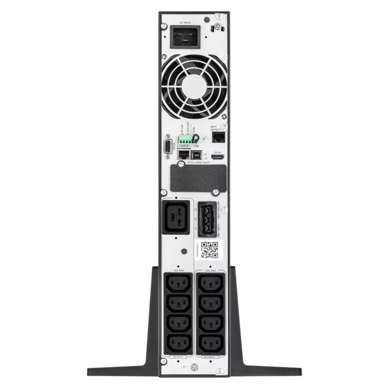 Tinklinis UPS EVER Powerline RT PRO 3kVA 3kW stovas/bokštas, dvigubo keitimo, 1-f, 200–240 V išvestis, 9× C13 lizdai, LCD, VRLA akumuliatoriai