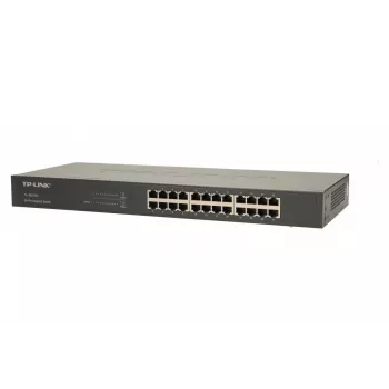 TP-Link 24 prievadų Gigabit tinklo jungiklis, skirtas montuoti į stelažą, nevaldomas, Gigabit Ethernet (10/100/1000), pilnas dupleksas, montavimas į stelažą, 1U