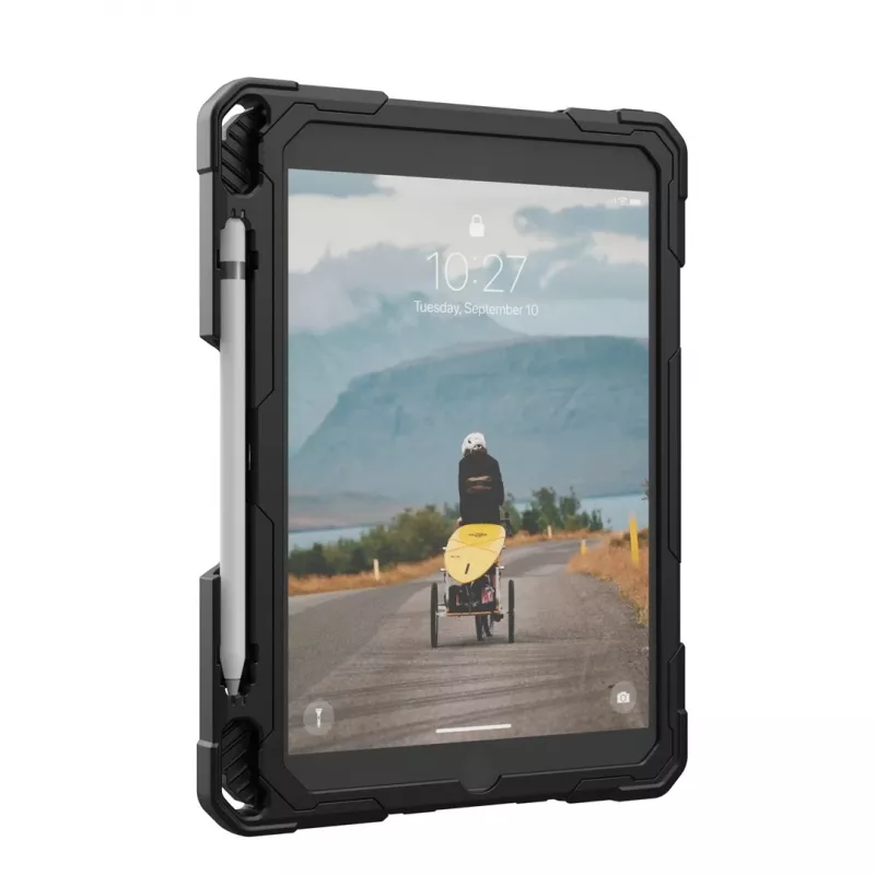 Planšetės buferinis dėklas Urban Armor Gear Plasma Healthcare, skirtas Apple iPad 10,9 colio (10-os kartos, 2022 m.) — 27,7 cm, stovo režimas, 0,49 kg