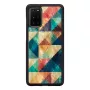 Apsauginis telefono dėklas iKins, skirtas Samsung Galaxy S20+, mozaikinės juodos spalvos