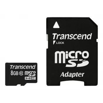 Transcend Premium - Flash atminties kortelė (su microSDHC/SD adapteriu)