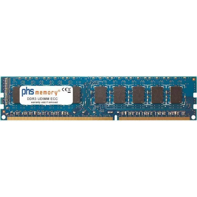 PHS-memory 8 GB operatyviosios atminties modulis, skirtas Lenovo ThinkServer RS140 (70F9) DDR3 UDIMM ECC 1600 MHz PC3-12800E (SP279660)
