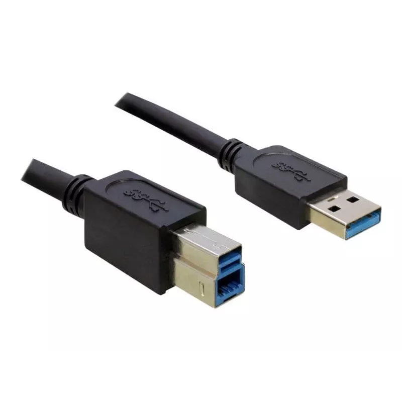 USB šakotuvas DeLOCK 4 prievadų 5000 Mbit/s juoda balta