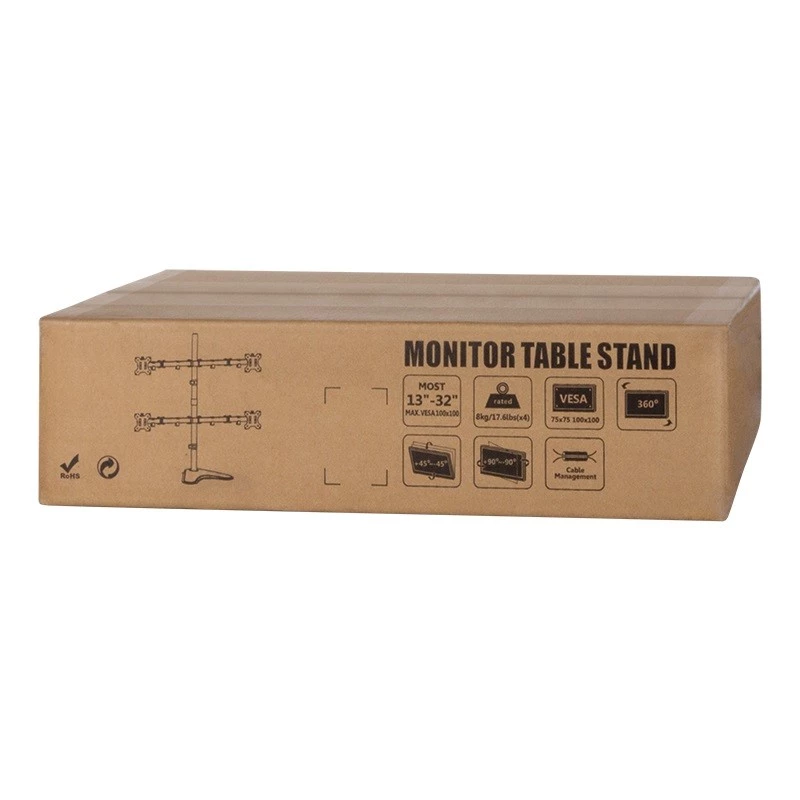 Monitoriaus stovas LogiLink BP0046 81.3 cm (32 coliai) Stalinis Nerūdijantis plienas