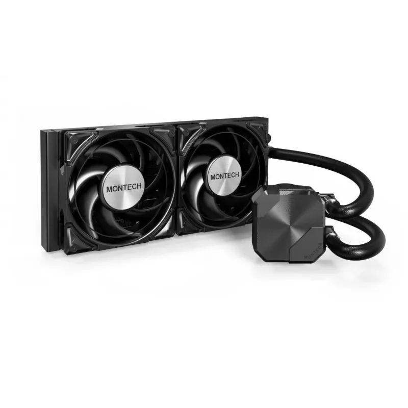 Montech HyperFlow Silent 240 procesoriaus „viskas viename“ skysčio aušintuvas 12 cm juodas 1 vnt.