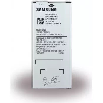 Samsung EB-BA510ABE 2900 mAh Li-Ion baterija, skirta Galaxy A5 (2016), OEM pakuotė (EB-BA510ABEGWW)