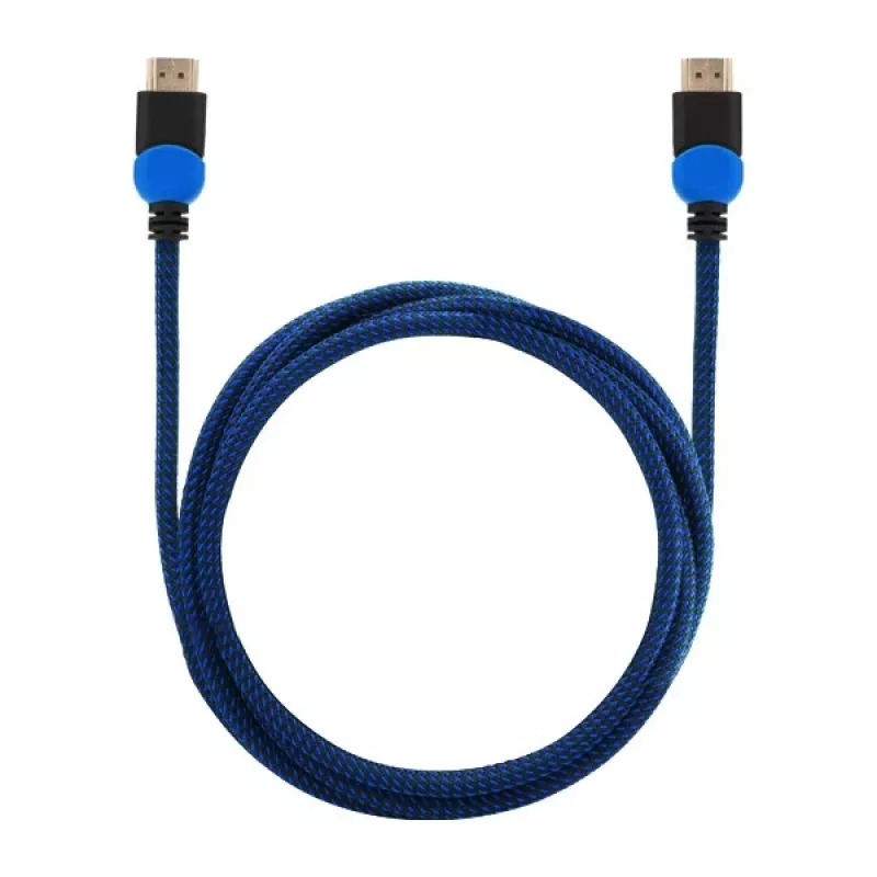 Savio GCL-02 HDMI kabelis 1,8 m HDMI A tipo (standartinis) juoda, mėlyna
