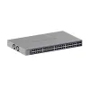 Valdomas Gigabit Ethernet komutatorius Netgear GS752TX, 48x RJ-45 10/100/1000, 10G palaikymas, 1U stovas, pilkas
