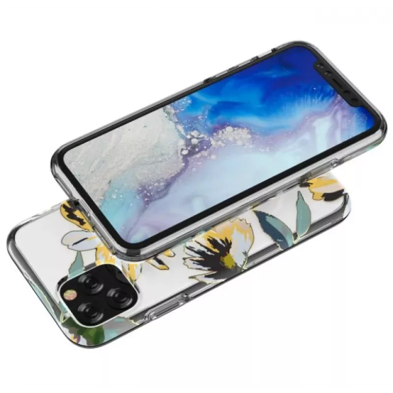 Apsauginis telefono dėklas Devia, skirtas iPhone 11 Pro Max, geltonas