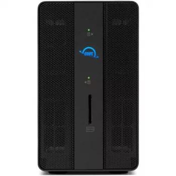 OWC Gemini dviejų diskų TB3 aparatinės įrangos RAID saugyklos ir prijungimo korpusas - Thunderbolt 3 - Thunderbolt