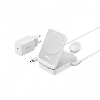 MagGo 3-in-1 15W sulankstomas baltas ES