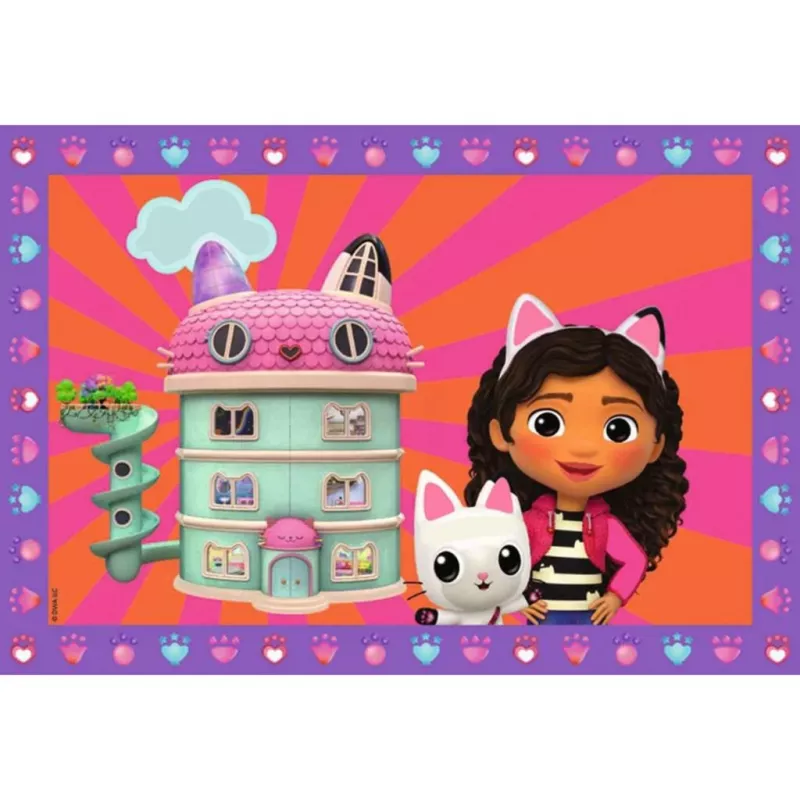 Junior Paint by Numbers – DreamWorks Gabby's Dollhouse (2 dizainai)