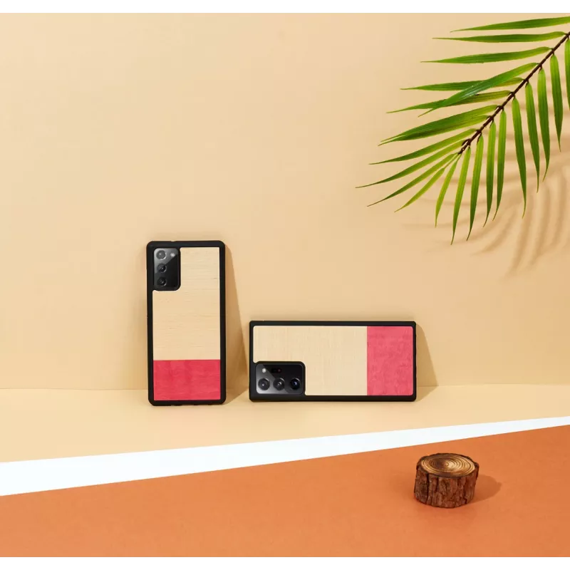 Apsauginis telefono dėklas man and wood Samsung Galaxy Note 20 Ultra — miss match Juoda