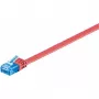 Wentronic CAT6a U/UTP 3m komutacinis kabelis, RJ-45 kištukas/kištukas, auksinis, U/UTP (96333)
