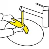 Langų valiklio priedas Karcher 2.633-130.0 — mikropluošto valymo šluostės 275 mm (2 vnt.)