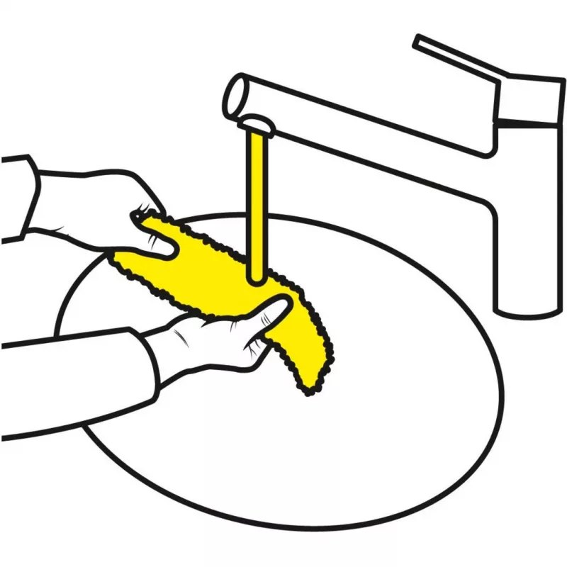 Langų valiklio priedas Karcher 2.633-130.0 — mikropluošto valymo šluostės 275 mm (2 vnt.)