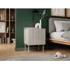 Naktinis staliukas Cama Meble ISLA 44,5x40x59 cm kašmyro matinis, MDF ir medžio drožlių plokštė, 2 vnt. rinkinys
