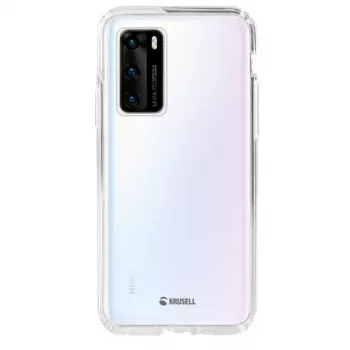 Išmaniojo telefono dėklas Krusell Kivik, skirtas Huawei P40, permatomas apsauginis dėklas