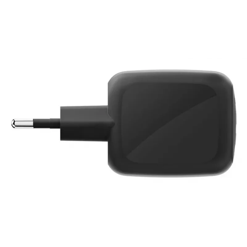 AC patalpų greitasis įkroviklis Belkin WCH020kqBK, 2× USB-C, universalus suderinamumas, maitinimo apsauga, juodas