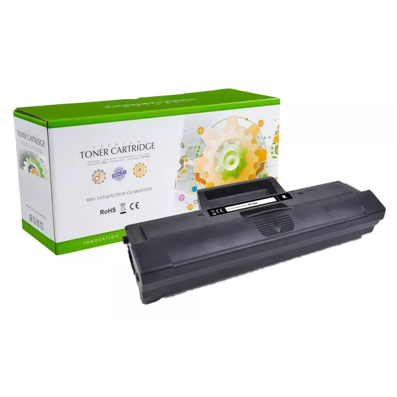 Suderinamas dažų kasetė Static Control Hewlett-Packard 106A W1106A 1500 puslapių juoda