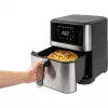 ProfiCook PC-FR 1269 H gruzdintuvė Single 8 L Pastatoma 1800 W karšto oro gruzdintuvė Juoda, nerūdijantis plienas