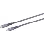 USB kabelis S/CONN 13-67150 USB4 Gen 2x2 1,5 m pilkas
