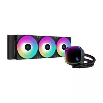 DeepCool LS720 SE procesoriaus aušintuvas “viskas viename” skysčio aušintuvas 12 cm, juodas, 1 vnt.