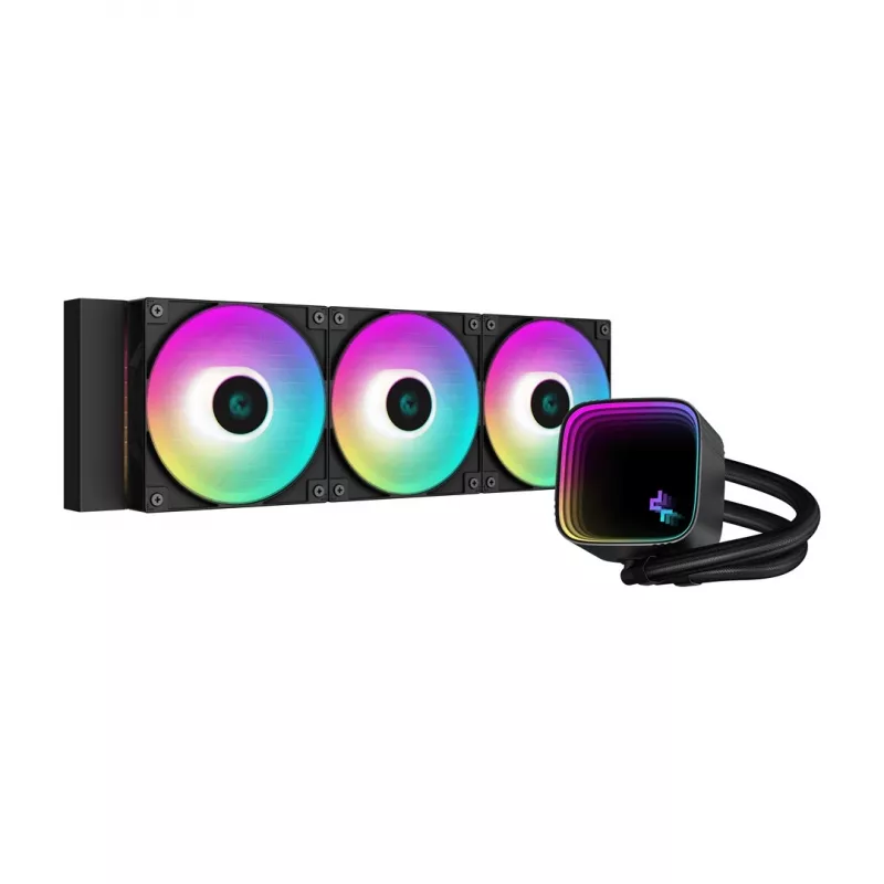 DeepCool LS720 SE procesoriaus aušintuvas “viskas viename” skysčio aušintuvas 12 cm, juodas, 1 vnt.