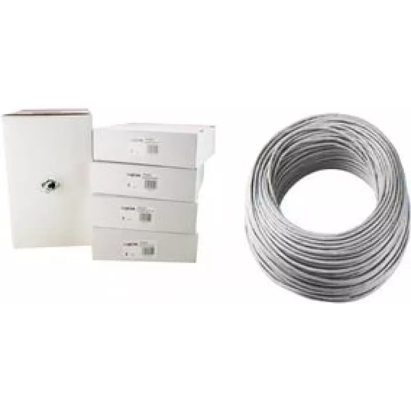 Tinklo kabelis S FTP Cat.6, PVC, baltas, 305 m