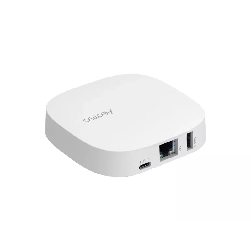 AEOTEC Smart Home Hub 2 - veikia kaip SmartThings Hub, ES, Z-Wave, Zigbee 3.0, WiFi | GP-AEOHUBV4EU | Balta