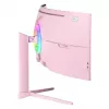 Lenktas monitorius Arozzi Nova 49” (124.5 cm) Dual QHD 5120×1440 LED VA 32:9 4 ms Rožinis