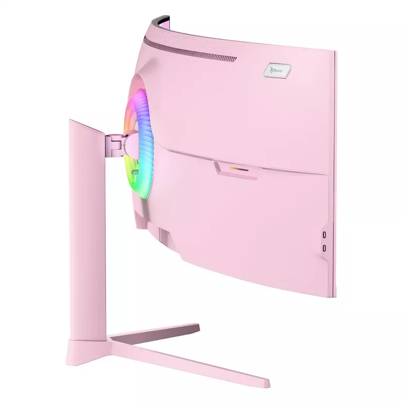 Lenktas monitorius Arozzi Nova 49” (124.5 cm) Dual QHD 5120×1440 LED VA 32:9 4 ms Rožinis