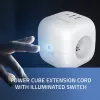 Maitinimo lizdų blokas QOLTEC 52548 su 3×AC lizdais ir USB prievadu
