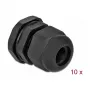 Kabelio sandariklis DeLOCK 60198 juodas plastikinis 10 vnt.