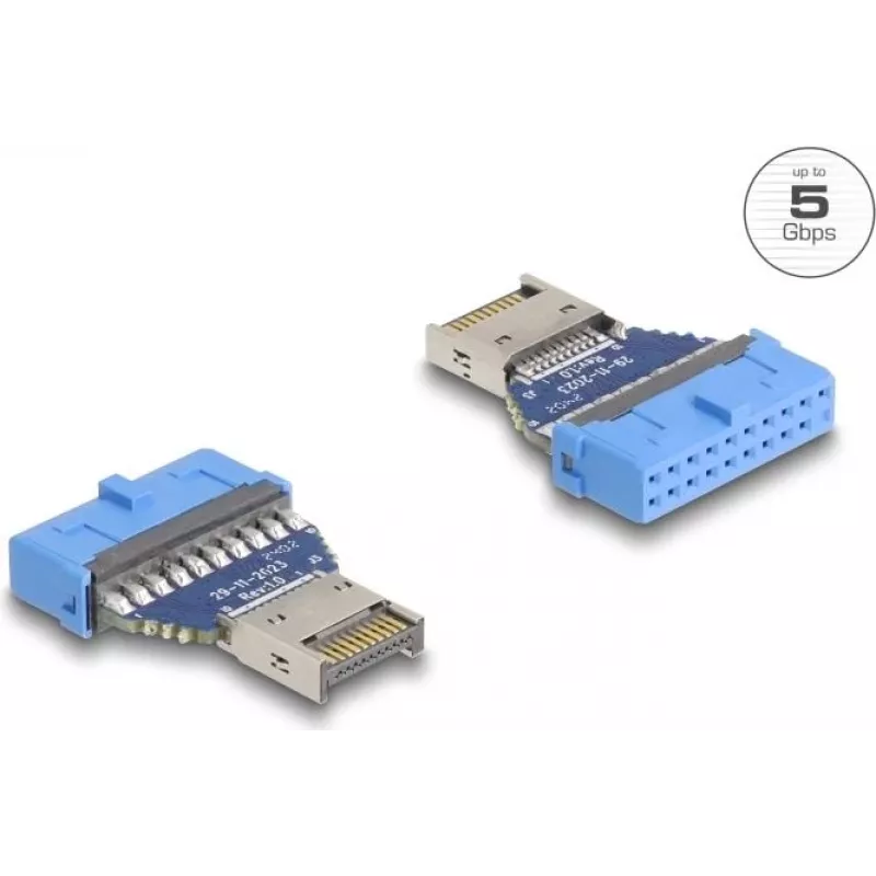 DeLOCK USB adapteris Pin Header lizdas į vidinį USB Type-E kištuką 5 Gbps