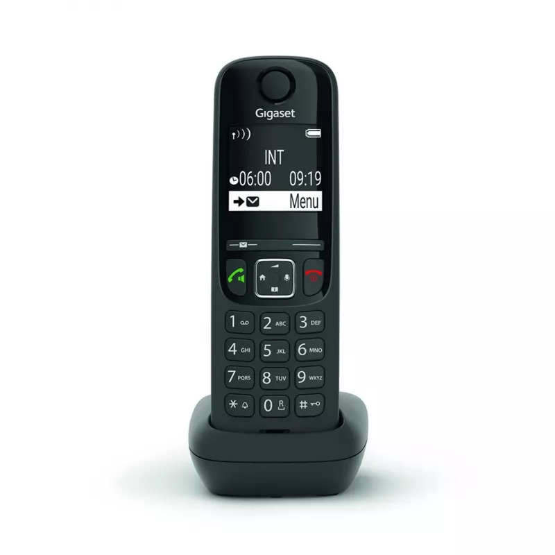 Analoginis / DECT telefonas Gigaset AS690HX belaidis ragelis Skambintojo ID juoda