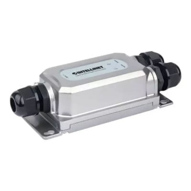 Intellinet lauko antivandalinis Gigabit PoE++ injektorius, vienas 60 W prievadas, atitinka IEEE 802.3bt (4PPoE), IP67 atsparus vandeniui, IK10 antivandalinis, metalinis korpusas