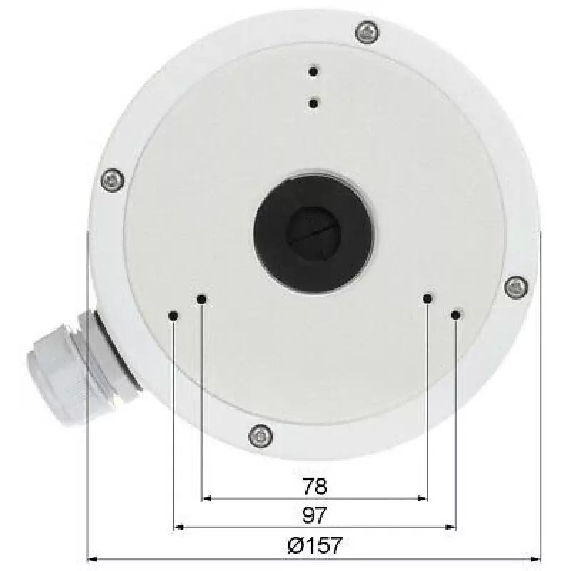 Hikvision Digital Technology DS-1280ZJ-M apsaugos kameros priedas jungiamoji dėžutė